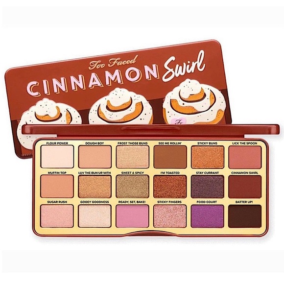 ❄️NEW❄️ Too Faced Cinnamon Swirl Sweet & Spicy Eye Shadow Palette - Picture 1 of 15